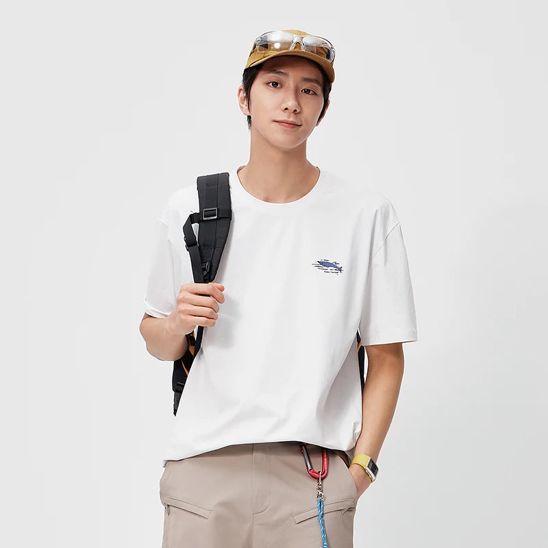 Semir Mens Tshirt 2026 Trendy Pattern Printed Quick Dry Knitted UV Protection Antibacterial Casual