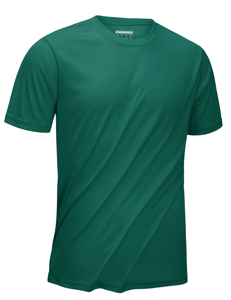 TACVASEN UPF 50+ Summer Performance T-shirts Mens Sun Protection Tee Shirts Gym Sports Athletic Running Swim Casual T-shirt Tops