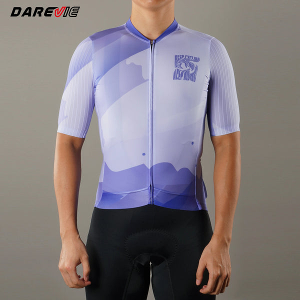 អាវយឺតជិះកង់ DAREVIE បុរស AREO ល្បឿនលឿន PRO ប្រឆាំងនឹងកម្រិត UV ការពារការរអិល ស្រូបយកសំណើម អាវយឺតជិះកង់បុរស