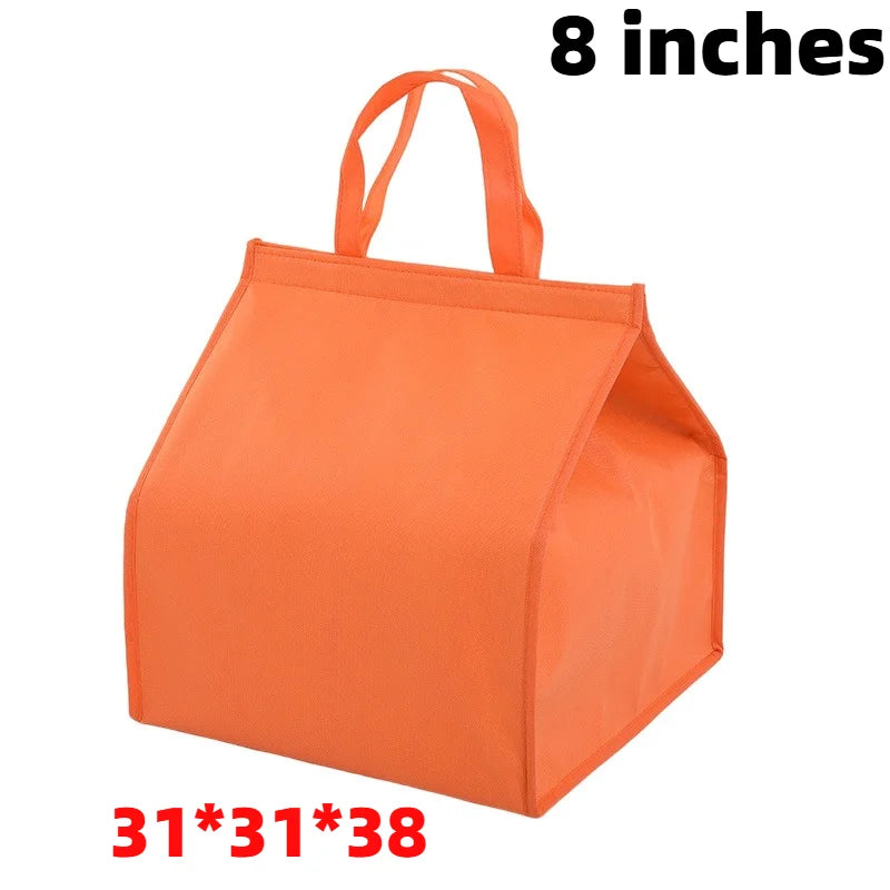 1pc Orange Cake Insulation Bag, Refrigerated Bag, Food Transportation Bag with 2 Sizes to Choose from,ice pack