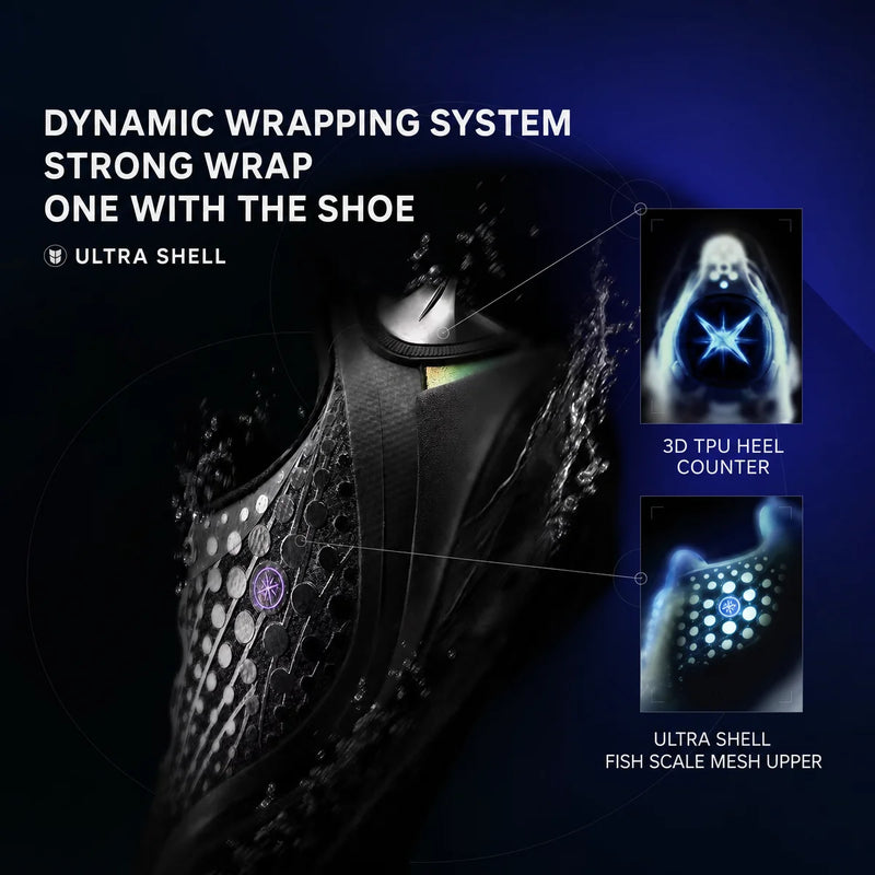 ស្បែកជើងបាល់បោះបុរស Li-Ning WADE 808 6 ULTRA កម្រិតអាជីព SUPER BOOM ទន់ ធន់នឹងការប៉ះទង្គិច ស្បែកជើងកីឡាប្រកួតប្រជែង LiNing ABAW009