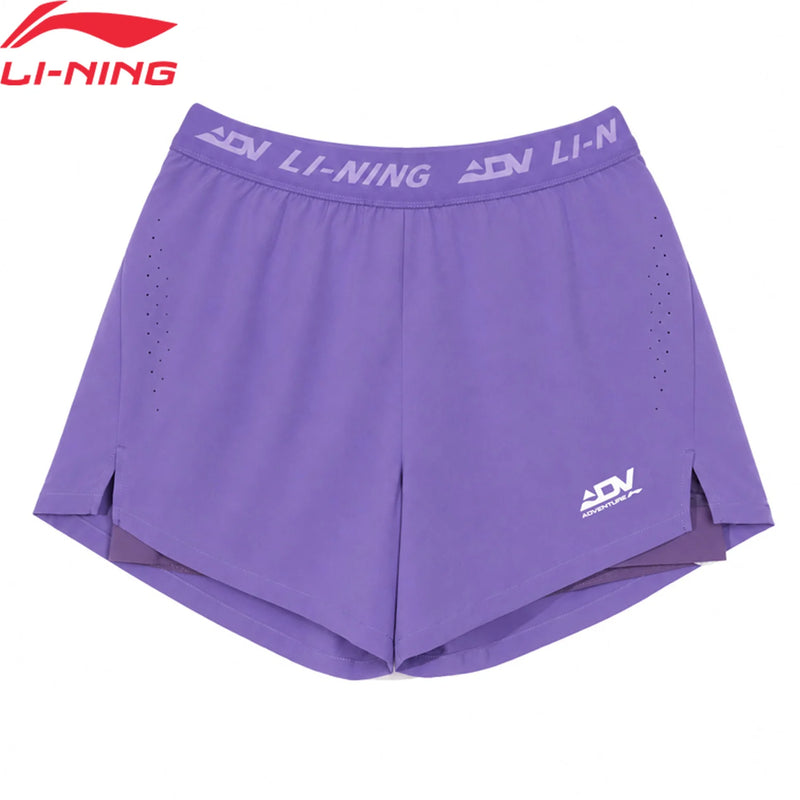 ខោរត់ Li-Ning សម្រាប់នារី 2 ក្នុង 1 ធ្វើពីប៉ូលីអេស្ទ័រ 88% អេឡាស្ទីន 12% ទំហំធម្មតា មានខ្យល់ចេញចូលបានល្អ AKSW602