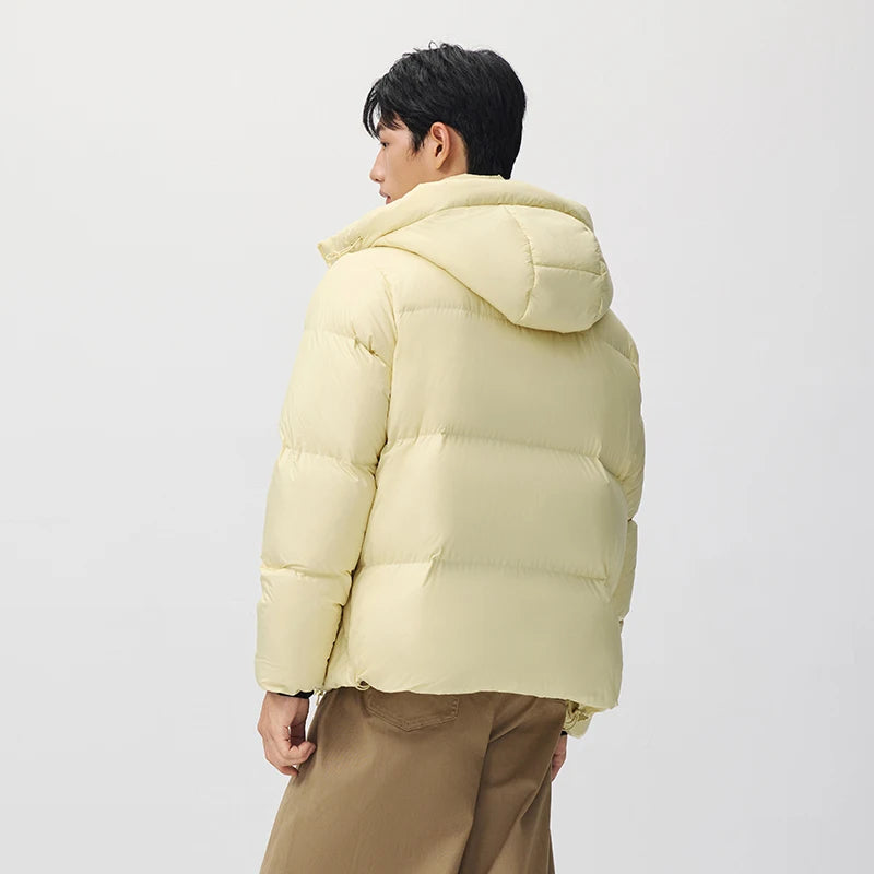 Semir Unisex Down Jacket 90 Percent Down Fill Hooded Thermal Warmth Puffer Water Repellent 2026 New Winter Daily Wear