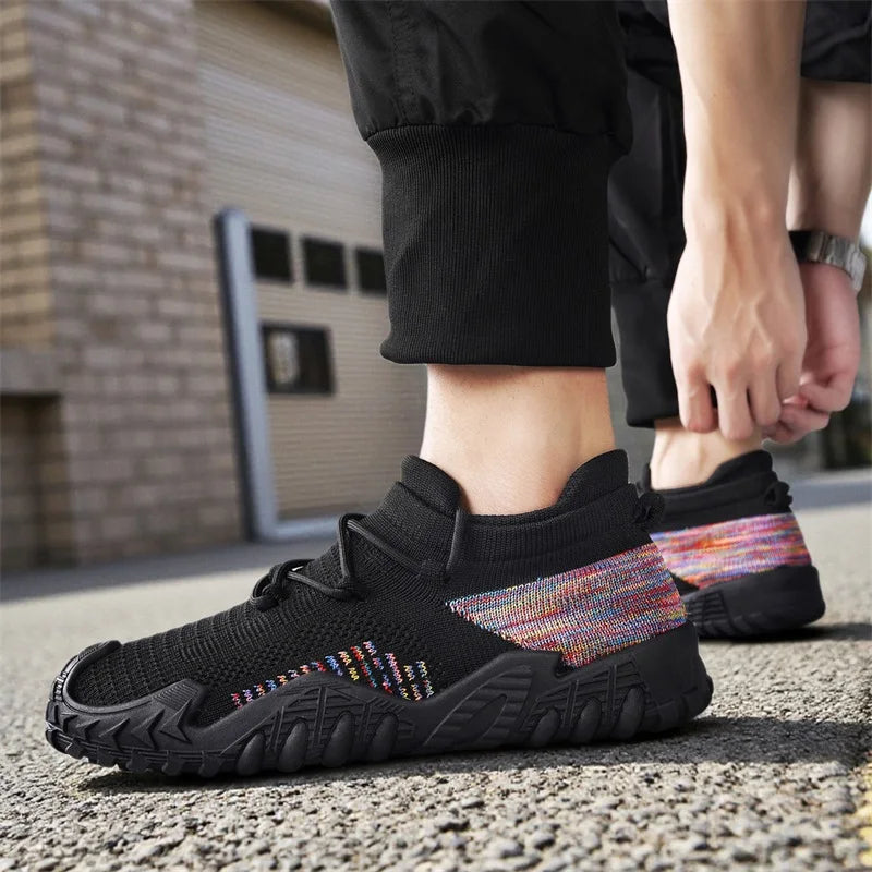 Men's mesh casual sneakers new summer soft-sole anti-slip outdoor running shoes fashion breathable lightweight speed sports shoe
