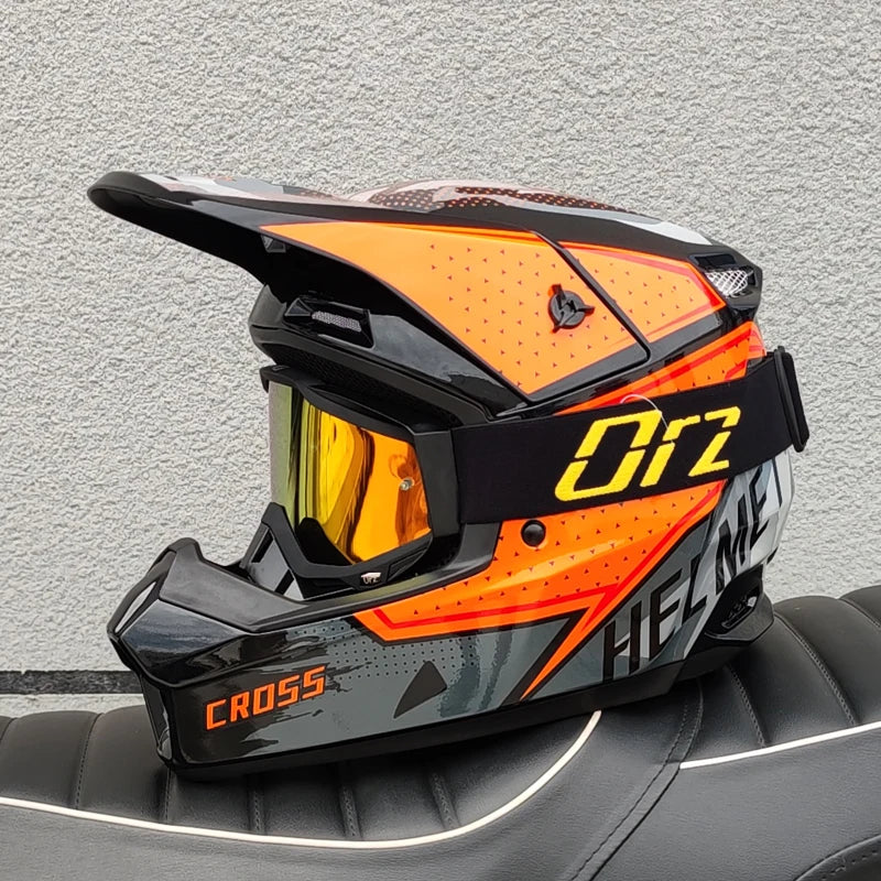 ORZ child/teenager Off Road Motorcycle Helmet Cascos para Motos ATV Mountain Bike Speed Drop DH Helmet Capacetes de Moto