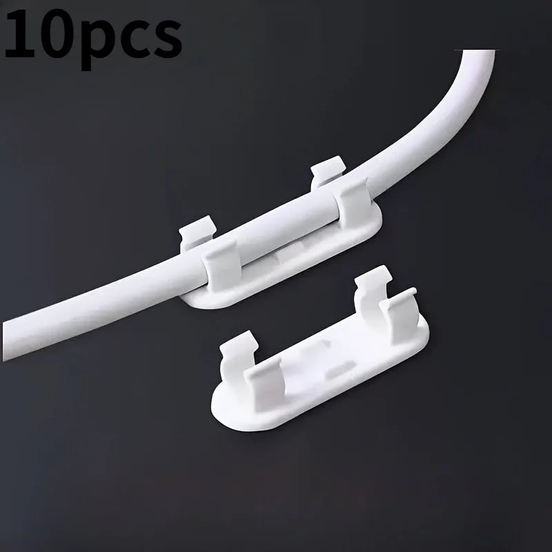 5/10pcs Adjustable Cable Clips,Sticky Wire Organizers for TV,PC,Under Desk Wall Cord Management for Home Office.cable management