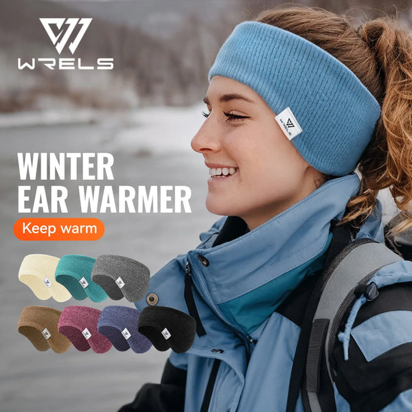 WRELS Fleece Ear Warmer Muffs Headband Ear Muffs Winter Covers for Cold Weather Running Cycling Hiking Skiing Windproof Earmuffs