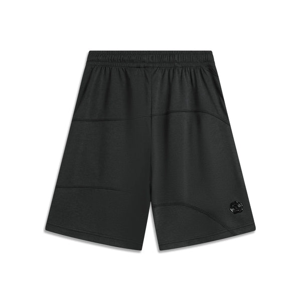 ខោខ្លីកីឡាបុរស Li-Ning Wade Knit 100% Polyester ទំហំធម្មតា មានផាសុកភាព មានហោប៉ៅស៊ីប បាតលីនីង AKYV141