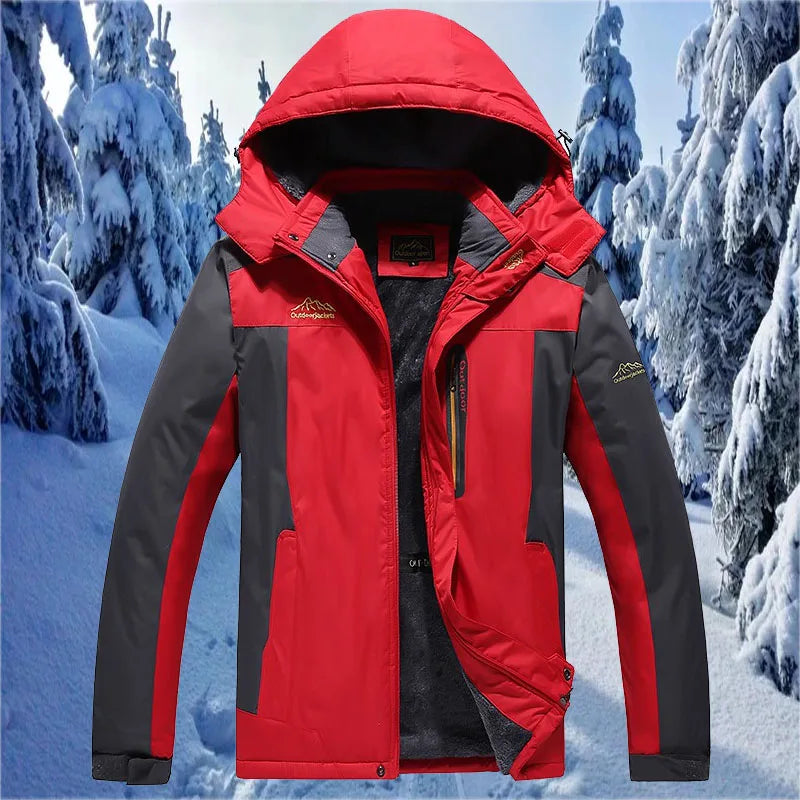 New Winter Lightweight Men's Windbreaker Sports Casual Coat, Blue Waterproof Jacket (this Jacket Has A Fleece-lined Version)