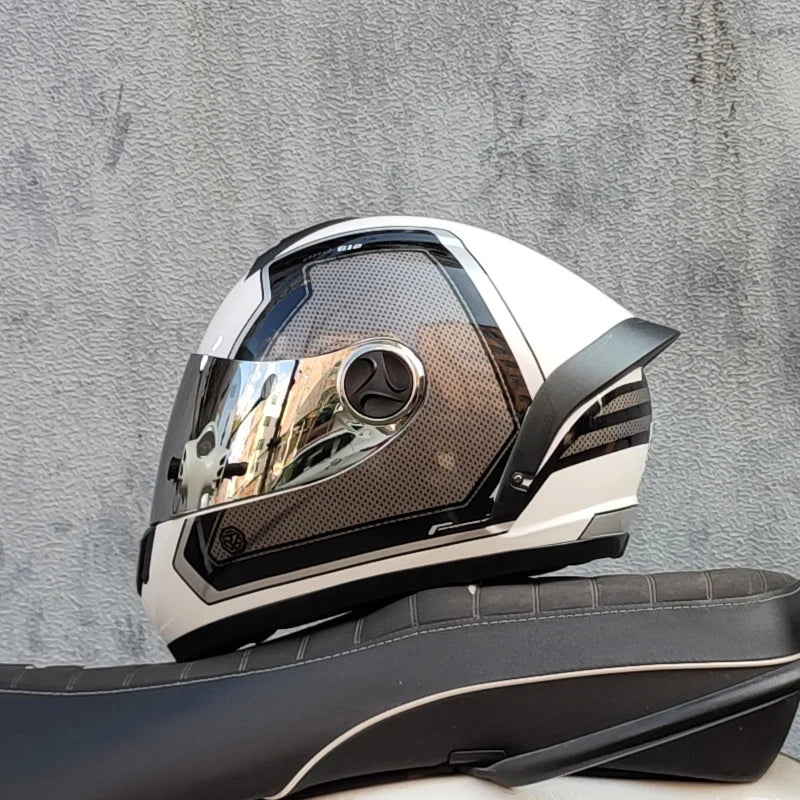 ORZ helmet men and women electric motorcycle hard hat full helmet four-season summer knight head