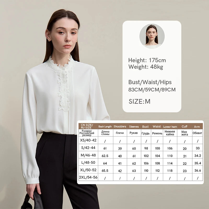 អាវ Amii Chiffon រដូវស្លឹកឈើជ្រុះឆ្នាំ ២០២៦ ថ្មីត្រង់ឆើតឆាយ ចរចម្រុះ ផ្នត់ អាវធំសម្រាប់នារី ប៊ូតុងមានគ្រប សម្រាប់ធ្វើដំណើរ 12641075