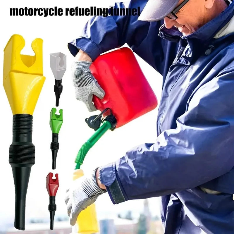 1/2pcs Collapsible Funnels/Transferring Gasoline in And Motorcycles/Designed for Flexible Draining And Filtering.Repair tools