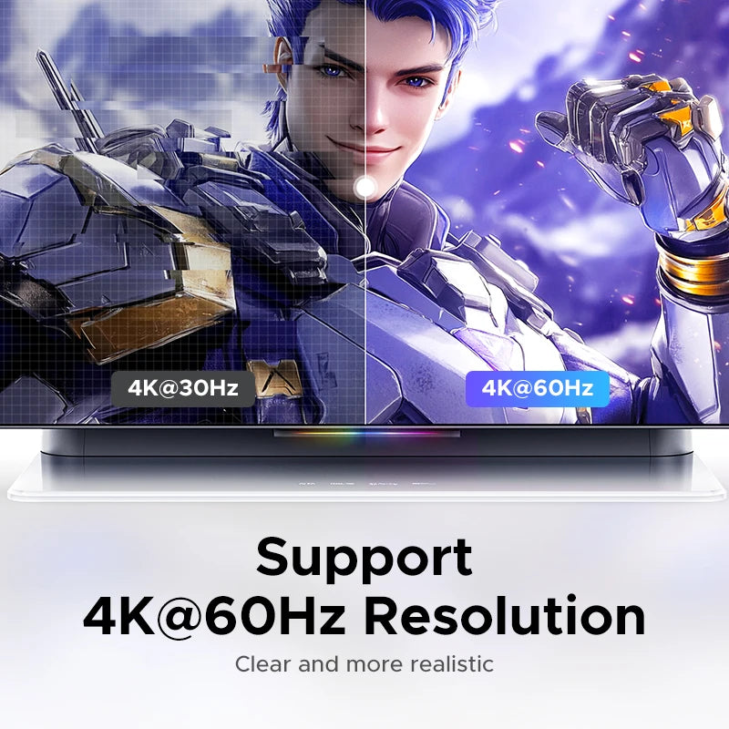 UGREEN HDMI USB C Switch 2 in 1 Out 4K 60Hz Manual Button for PS5 Xbox PC TV Monitor Projector HDCP 2.2 Home Theater Gaming