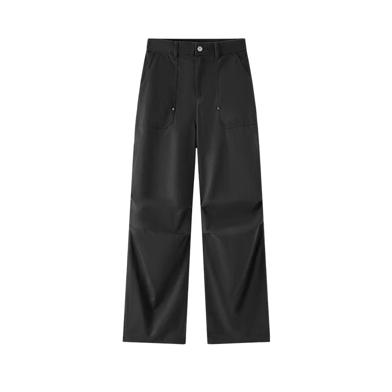 Semir WideLeg Pants Soft Texture ElasticWaist Women Spring Casual Fashion Trend StreetStyle Outdoor Workwear Comfortable New