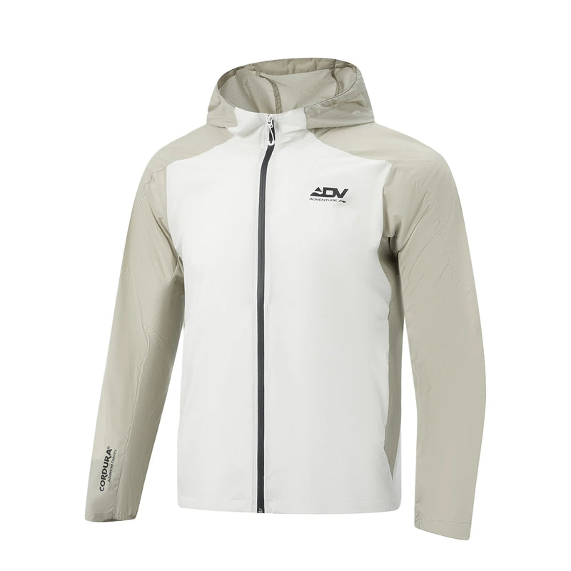 អាវរត់អាជីពបុរស Li-Ning LN WIND PROOF Polyamide ទំហំធម្មតា ធន់នឹងខ្យល់ អាវកីឡា Lining ឆ្លុះបញ្ចាំង មានមួក AFYW001