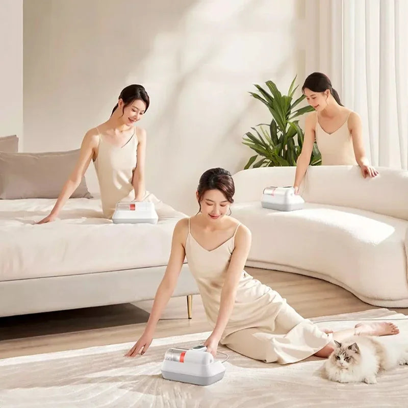 MIJIA Mite Remover Brush Pro Vacuum Cleaner 14kPa Home Bed Quilt UV Sterilization Disinfection Handheld Vacuum Cleaners