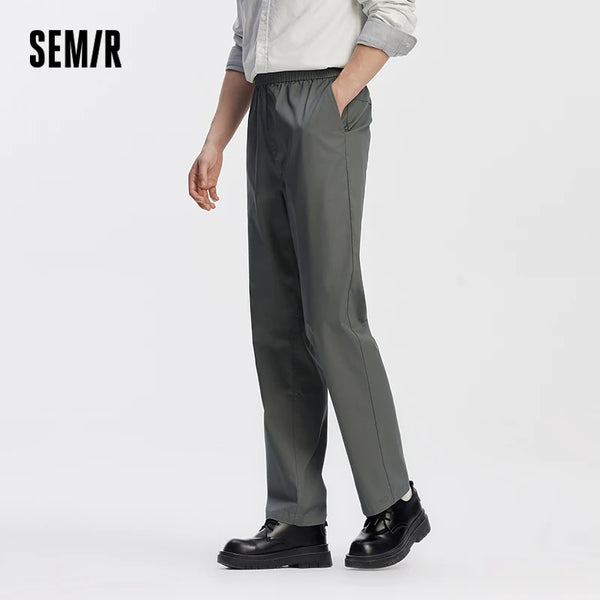 ខោបុរស Semir មានផាសុកភាព ត្រង់ ធ្វើការ ធ្វើដំណើរ រដូវស្លឹកឈើជ្រុះ ឆ្នាំ២០២៦ ស្ទីលធម្មតា ងាយស្រួលថែទាំ ខោវែង ស្លៀកប្រចាំថ្ងៃ