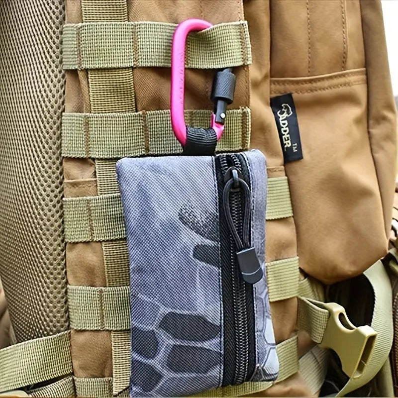 2pcs Outdoor Aluminum Alloy Hooks,Premium Thickened Buckles, Quick-Release Hooks,Backpack Buckles,Key Rings,Outdoor Additions