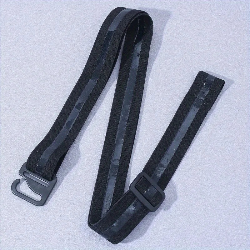 1/2pcs Men'S Shirt Stays,with Anti-Slip Elastic Grip And Adjustable Buckle - Non-Textile Weaved Shirt Holder Straps. Waistband