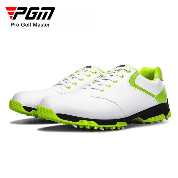 PGM Men's Golf Shoes with Anti Slip Studs and Waterproof Sports Shoes XZ051