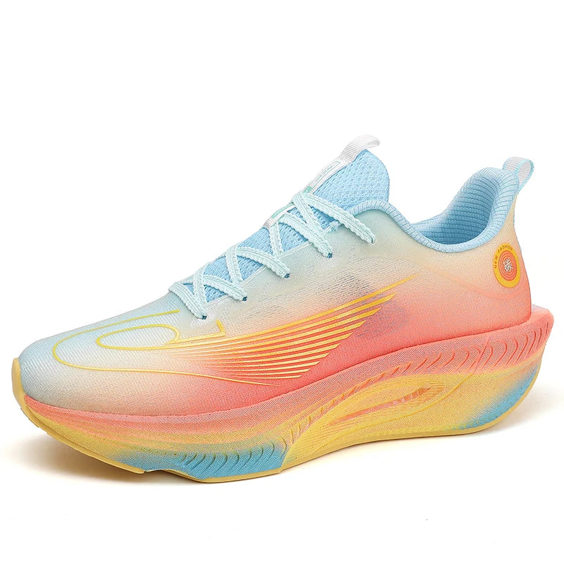 Couple Running Shoes for Men Women Lightweight Breathable Mesh Sports Comfortable Cushioning Anti Slip Fashion Casual Shoes