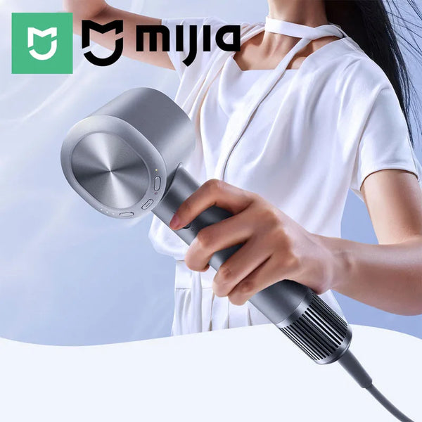 MIJIA High Speed Water Ion Hair Dryer H701,4 Temps & 3 Speeds,Professional 1600W Ionic Blow Dryers,110000 Rpm Fast Dry