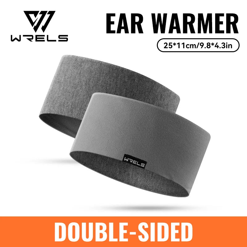 WRELS Ear Warmers Headband Fleece Earmuffs Winter Ear Covers Running Wicking Ski Sport Headband for Women Men Headband Ear Muffs