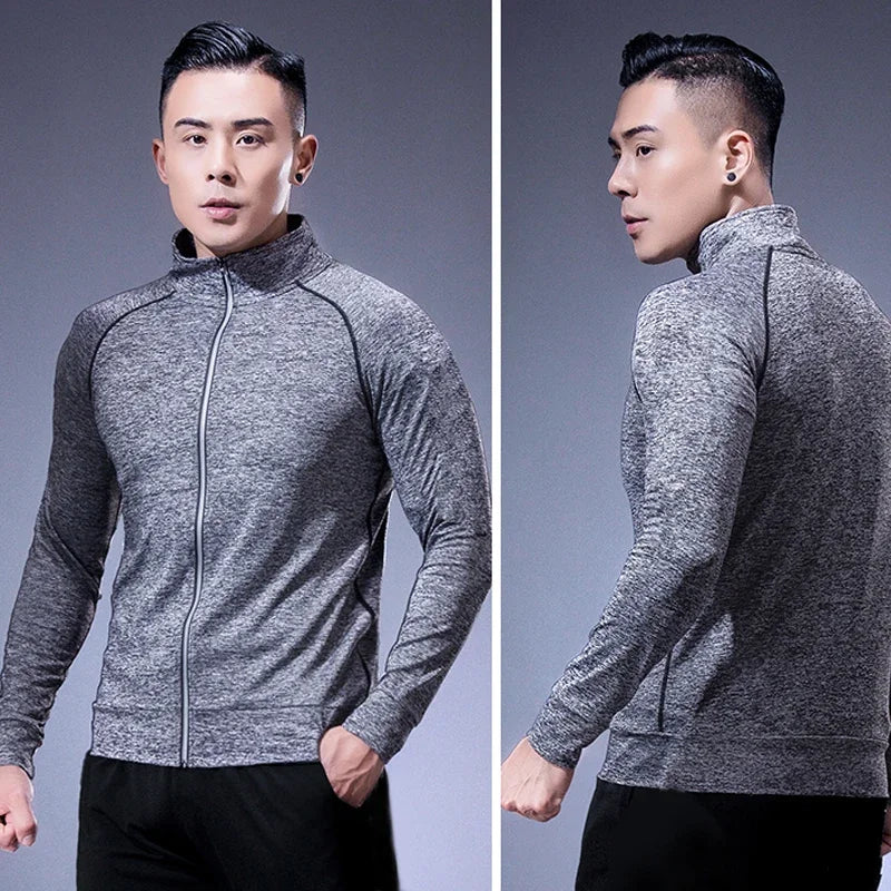 Men's Winter Fleece Hoodie Warm Breathable Sports Sweatshirt Running Gym Training Outdoor Fitness Pullover Jacket