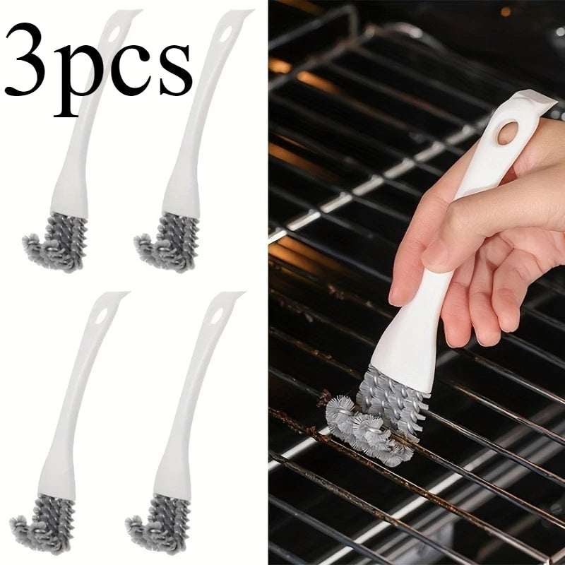 1/2/3PCS Multi-functional cleaning brush with handle, durable reusable plastic High hardness Corner cleaning tool Cleaning brush