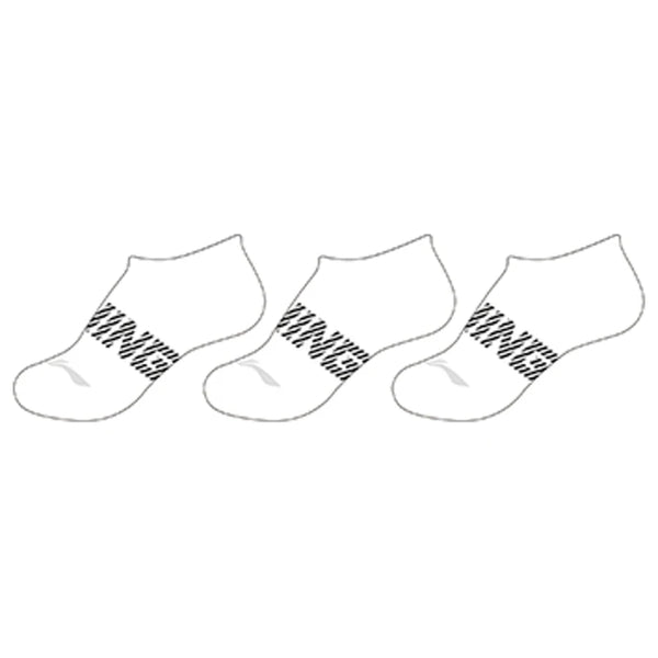 ស្រោមជើង Li-Ning Unisex 3គូ ទំហំ 22-28សង់ទីម៉ែត្រ អក្សរអក្សរ ស្រោមជើង LiNing បុរស ស្ត្រី មានផាសុកភាព និងអាចដកដង្ហើមបាន AWTV043
