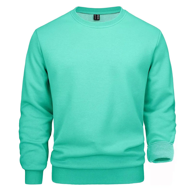 TACVASEN Thermal Fleece Sweatshirts Mens Casual Crewneck Sweatshirt Autumn Winter Warm Hoodie Workout Athletic Pullover Tops