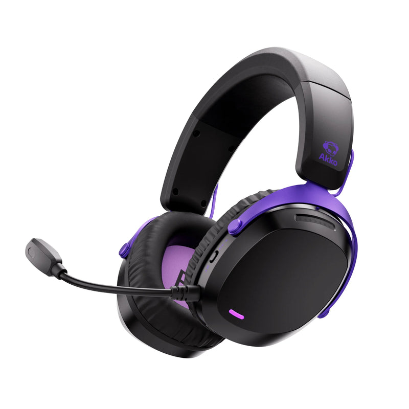 Akko GH300 Headset 7.1 Virtual Surround Sound Ultra-low latency Quad-Mode Wireless Head-mounted Music Esports Gaming Headphones