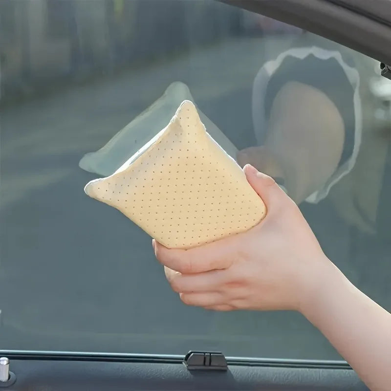 1/2pcs Microfiber fiber car window sponge wipe, super absorbent, suitable for car window glass and mirrors Car cleaning tools