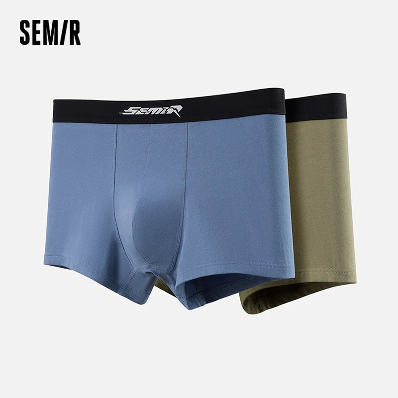 Semir Cotton Briefs Underwear Men 2025 Set 3Pieces Soft Comfortable Elastic Stretch Classic Daily