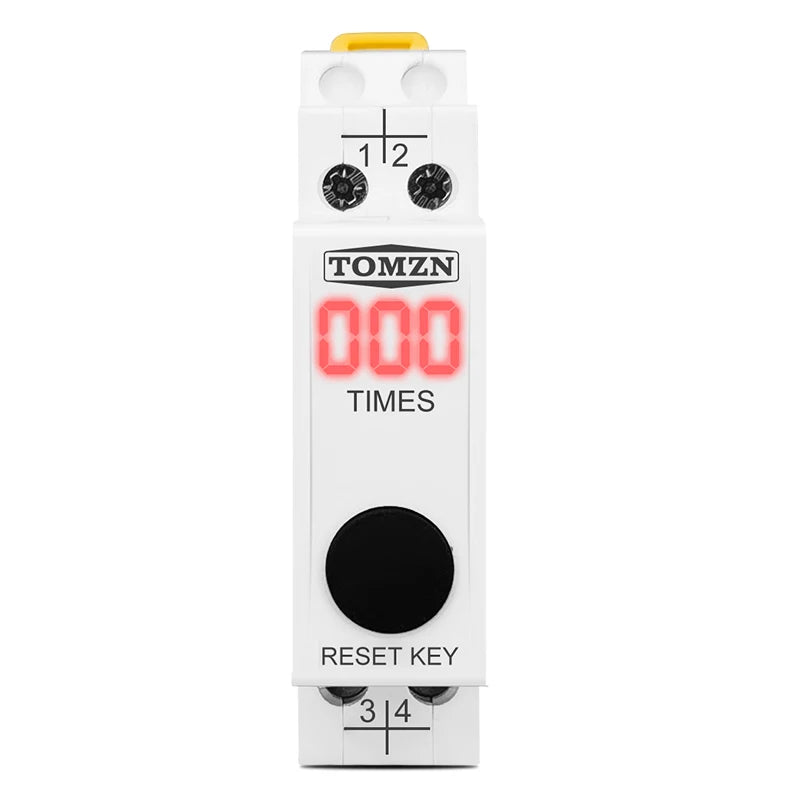 TOMZN Din Rail LED Display SPD Surge Protective Device Lightning Strike Counter 220V 50/60Hz 0-999 Times TO-LSC TOMZN