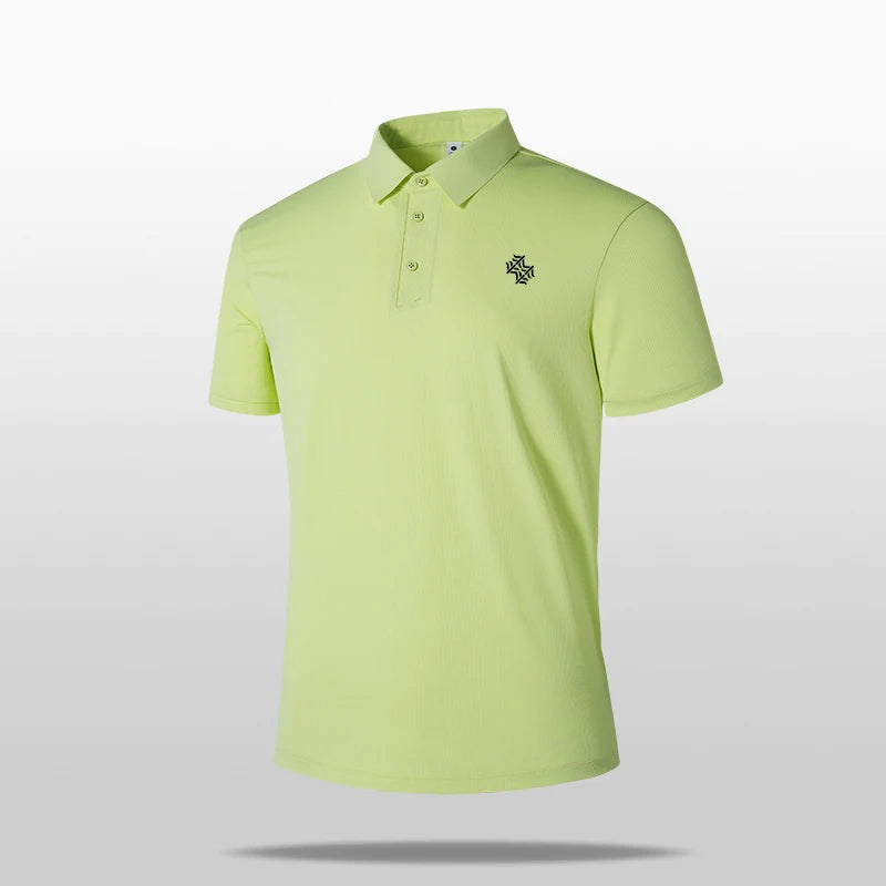 SBWL High-quality Summer Men's Outdoor Sports Golf Polo Shirt for Casual Running Sports Short-sleeved Design POLO Tops