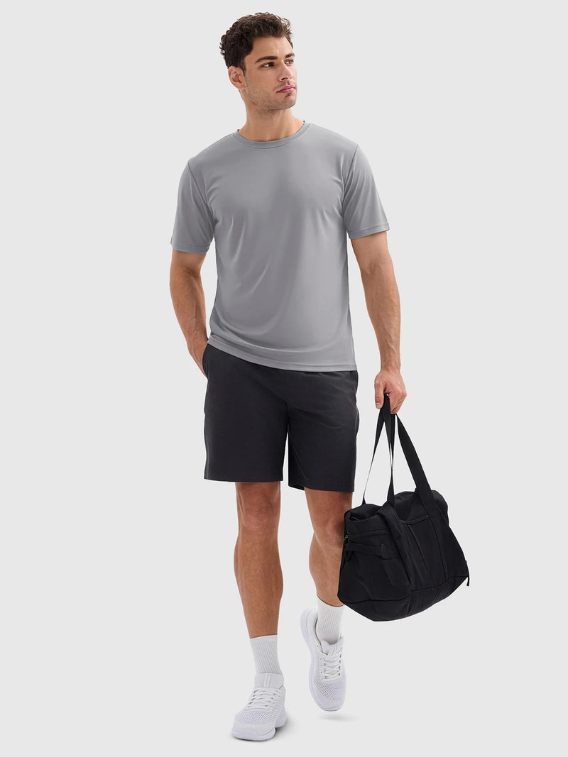 TACVASEN Men's 3 Pack UPF 50+ Sun Protection T-Shirts, Breathable Quick Dry Short Sleeve Tees for Running Hiking