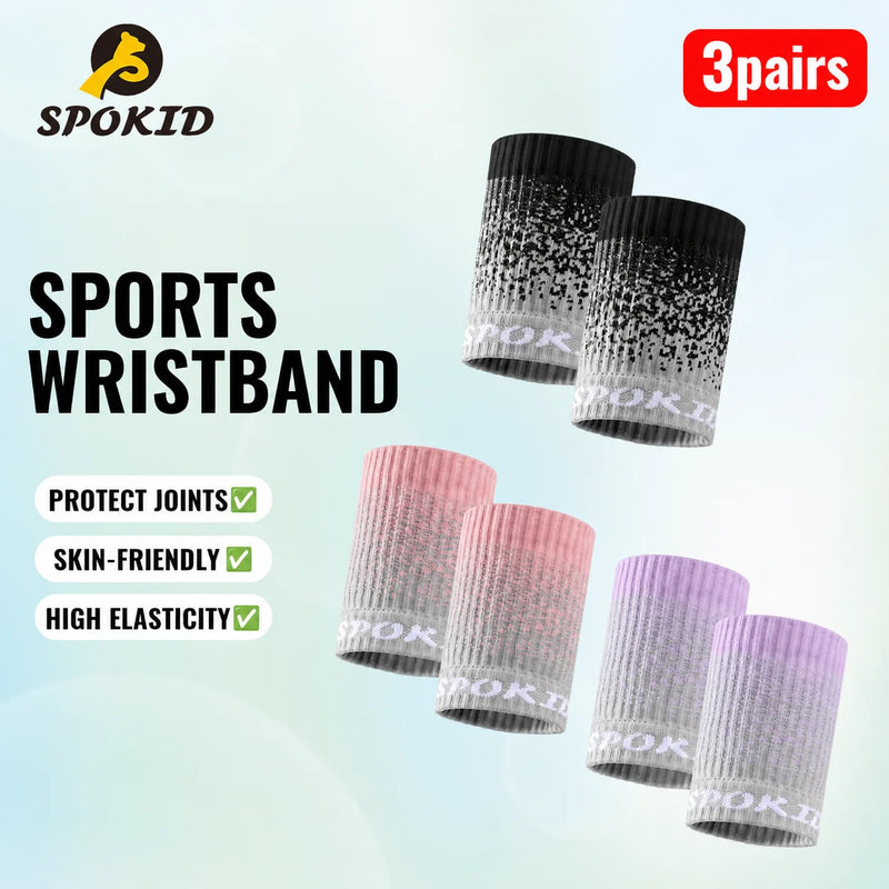WRELS Wrist Guard Breathable Wristband High Elastic Compression Sweatband Boys Girls Running Tennis Outdoor Sports Wrist Support