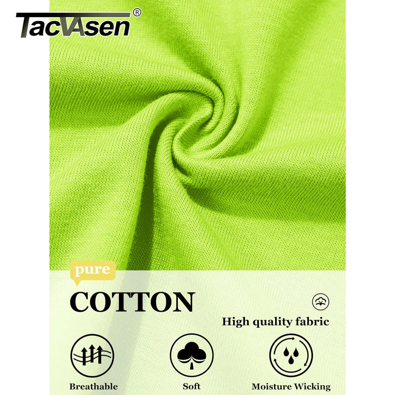 TACVASEN Cotton Fitness Wide-Armhole Muscle TANK TOPS Sleeveless T-shirts Mens Gym Workout Trainning Vests Casual Tee Shirt Tops