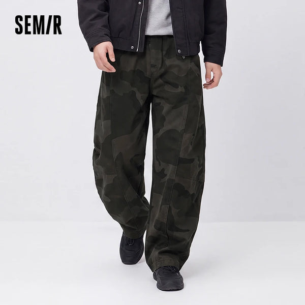 ខោបុរស Semir ជើងកោង សមល្មមសម្រាប់ធ្វើដំណើរទៅធ្វើការ រចនាប័ទ្មរដូវរងាថ្មី ឆ្នាំ២០២៦ ស្លៀកប្រចាំថ្ងៃ រចនាប័ទ្មទីក្រុង រចនាប័ទ្មធម្មតាសម្រាប់អាកាសធាតុត្រជាក់