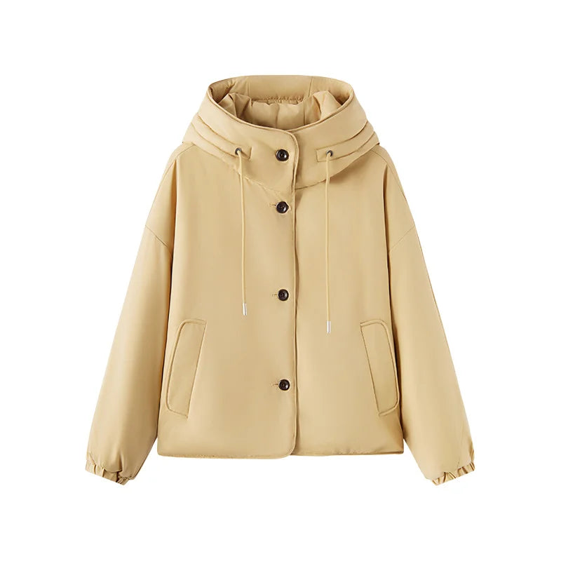 Semir Women Padded Coat For Winter Loose Fit Fashion Soft Coat Detail Minimal Style 2026 New Winter Urban Casual Style