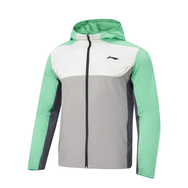 អាវ ខ្យល់ រត់ បុរស Li-Ning LN WIND PROOF 87% Polyamide 13% Elastane ធម្មតា LiNing អាវ កីឡា អាជីព AFDW453