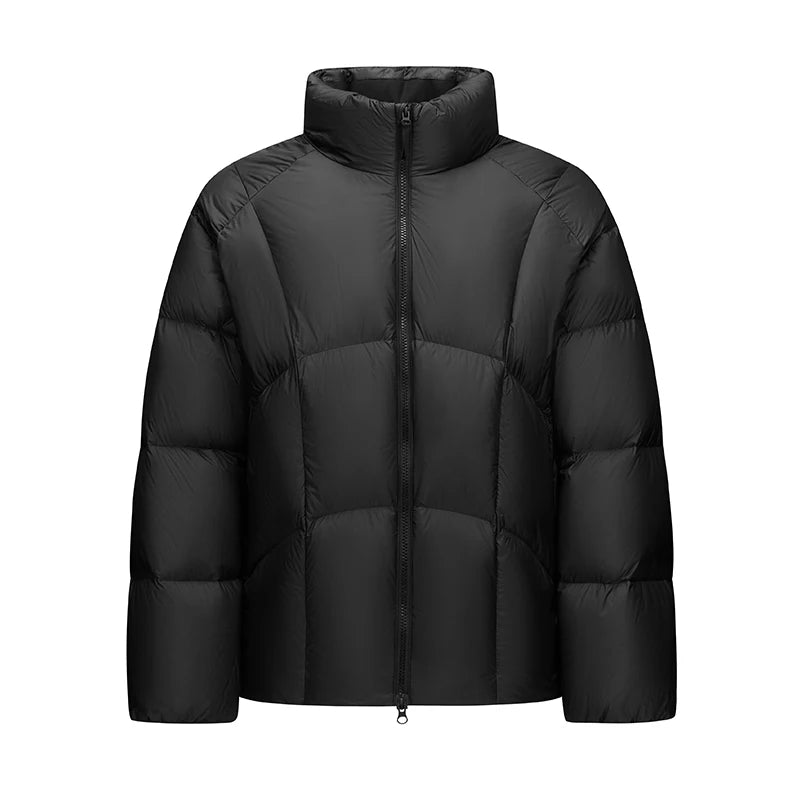 អាវក្រៅបុរស Semir ៩០ភាគរយ ធ្វើពីរោមចៀម កអាវឈរ រចនាបថទំនើប សមល្មម រលុង ឆ្នាំ២០២៦ រដូវរងាថ្មី ស្លៀកប្រចាំថ្ងៃ រចនាបថធម្មតាក្នុងទីក្រុង