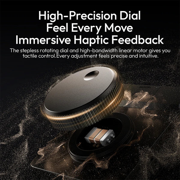ឧបករណ៍បញ្ជា Ulanzi D100H Dial Creative ការតភ្ជាប់ឥតខ្សែ ជំនួយការកែសម្រួលវីដេអូសម្រាប់ Tiktok Ins Light System Intelligent Studio