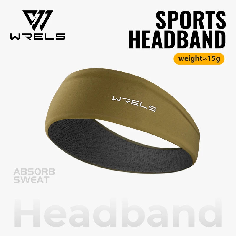 WRELS Sports Headband for Yoga Fitness Workout Breathable Headband Running Sweat Bands Sweat Wicking Non Slip Unisex Hairband