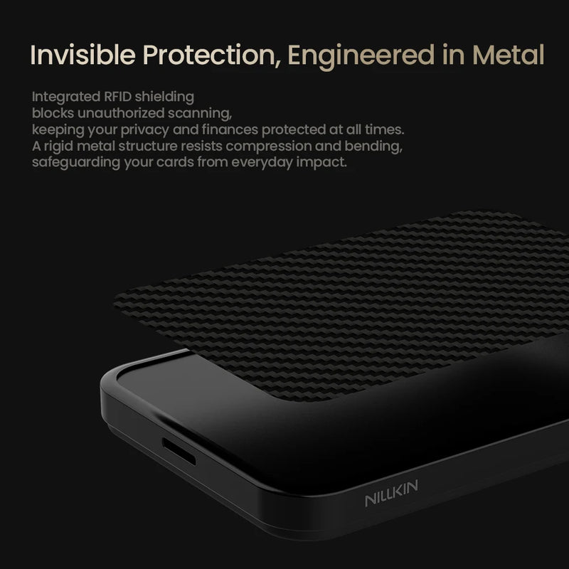 Magnetic Card Holder Wallet Case With 360 Rotating Ring for iPhone MagSafe Back Cover Stand 3 Cards Slot Magnetism High Capacity