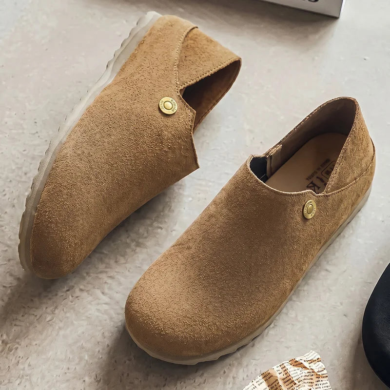 Men's Casual Shoes Four Seasons new Breathable Light Soft-sole Comfort Outdoor Walking Shoes Versatile Tide Sports board Shoes