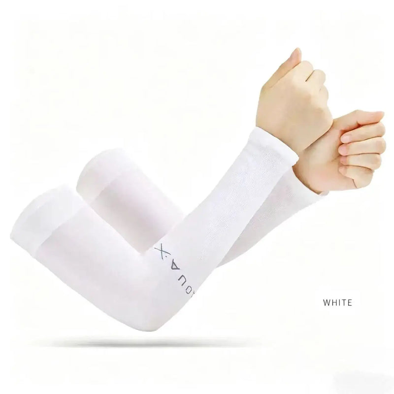 3Pairs Fashion Sun Ice Silk Sleeves Unisex Summer Sun Protection Arm Sleeves Suitable for Outdoor Riding, Driving, Fishing