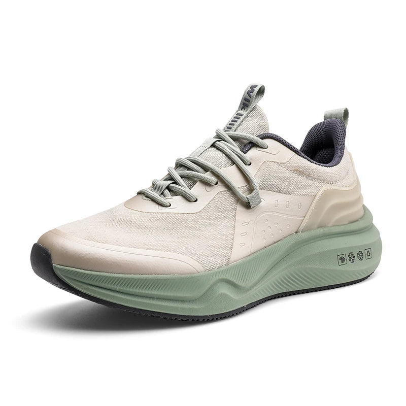 Mens Running Shoes 2026 New Breathe Cushioning Soft Bottom Anti Slip Round Outdoor Fitness Training Sneakers for Men