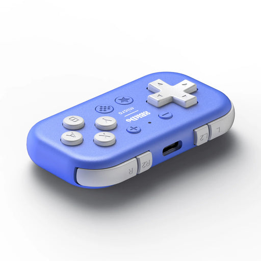 8BitDo Micro Bluetooth Controller Pocket-sized Mini gamepad for Switch, Android, and Raspberry Pi, Support Keyboard Mode